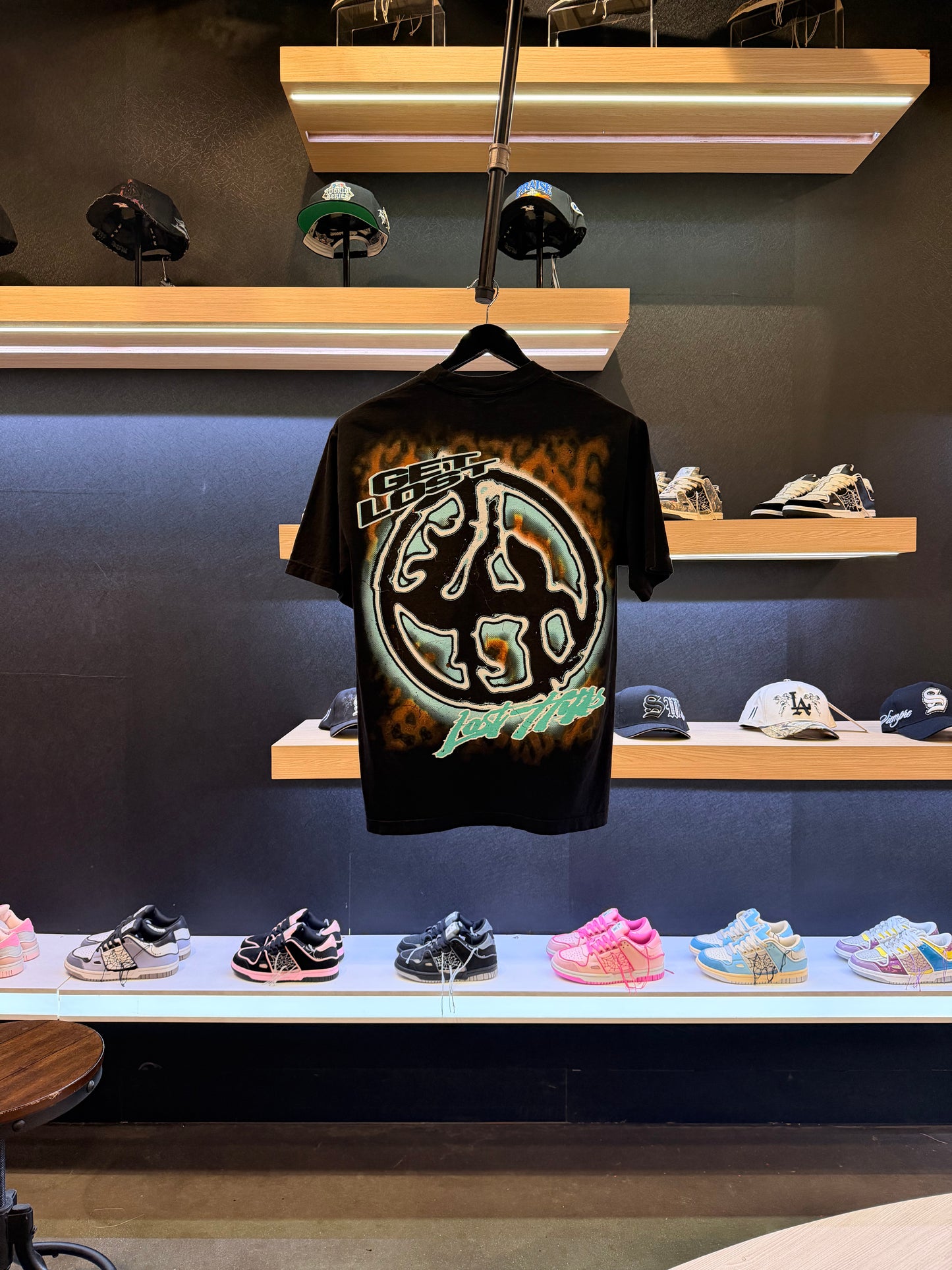 Lost hills Cheetah print Neon Tee