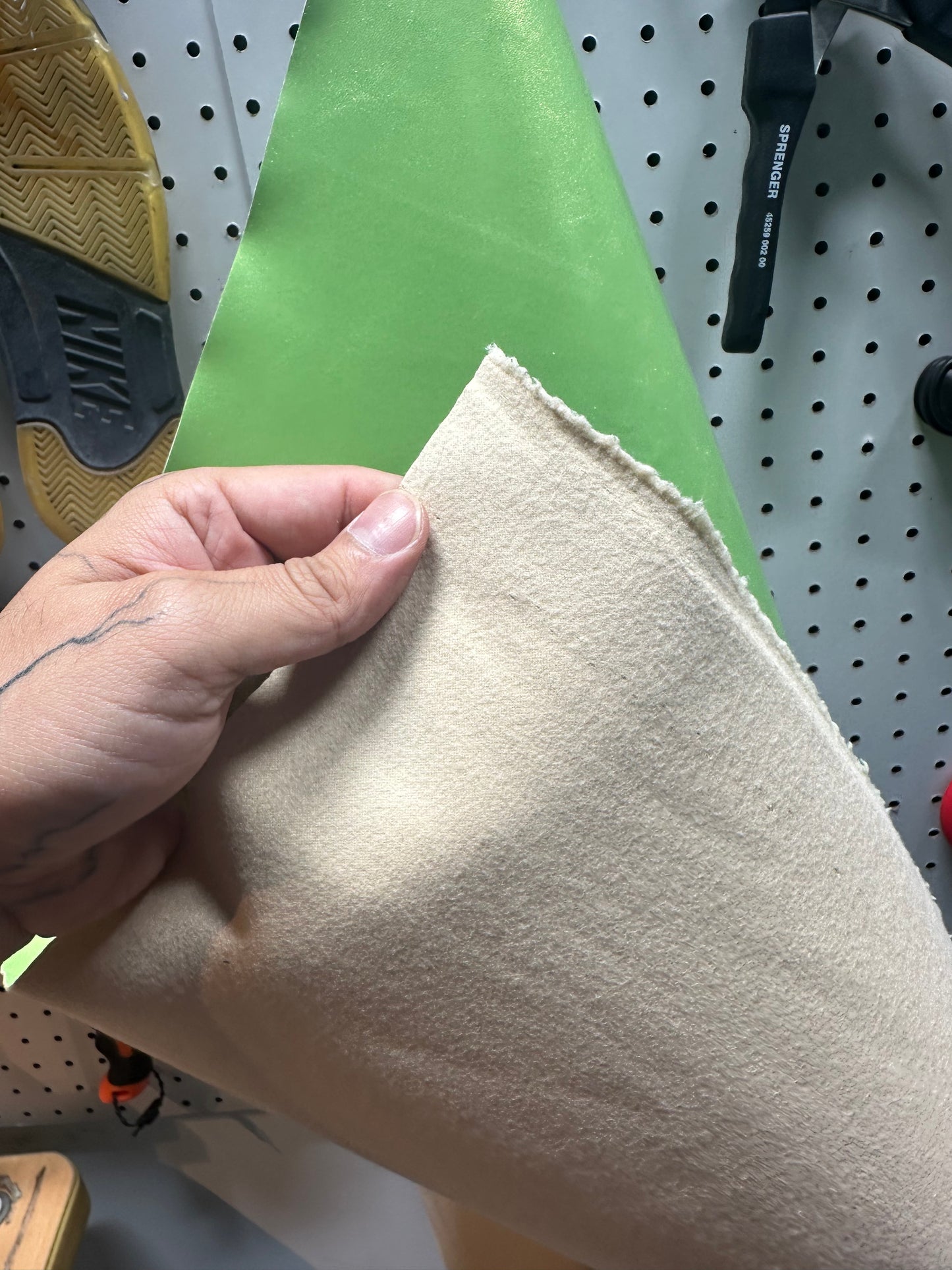 Leather - Metalic Smooth Grass Green PU