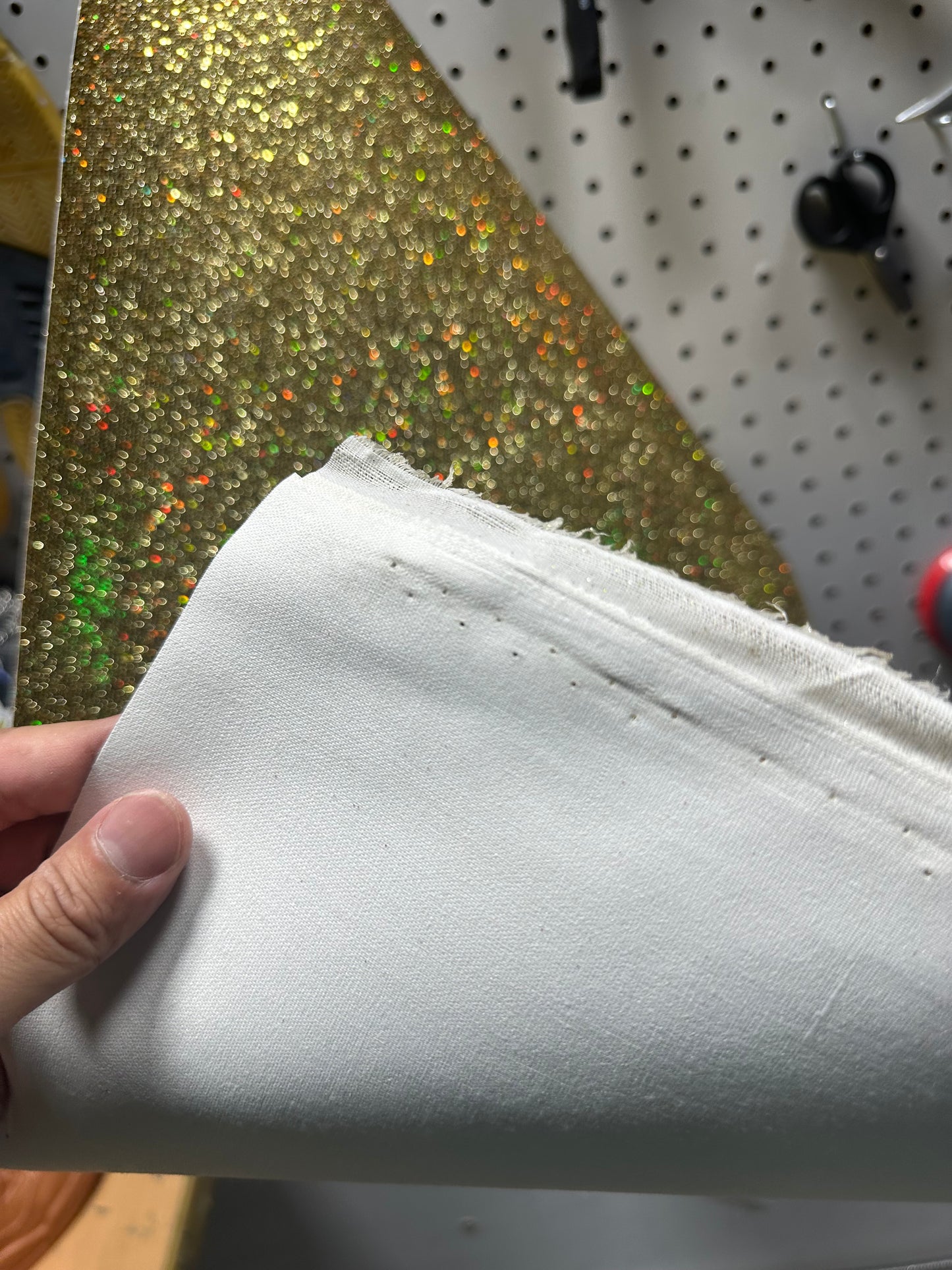 Leather - Glitter Gold PU