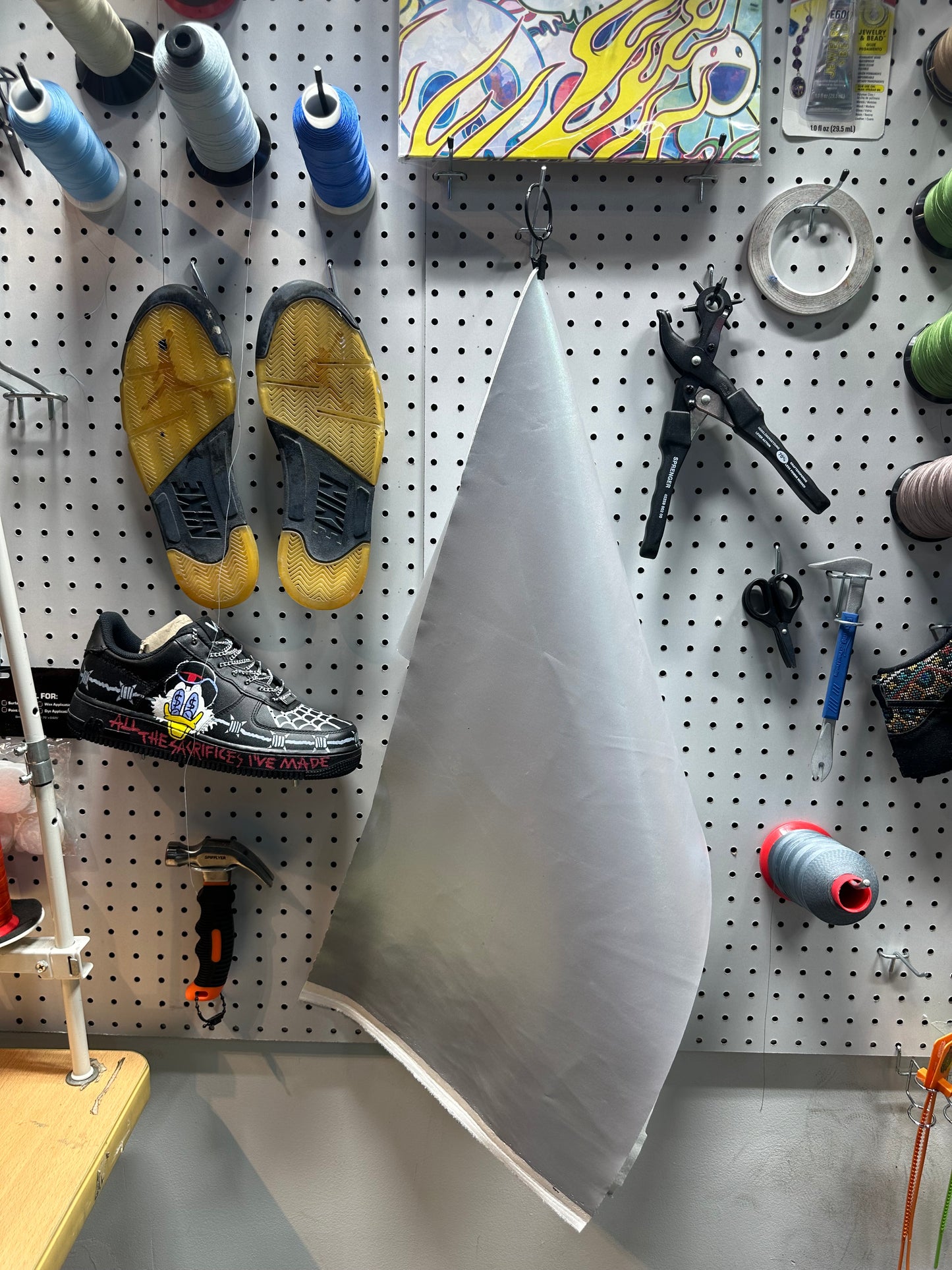 Leather - Metalic Smooth Silver Pearlescent PU