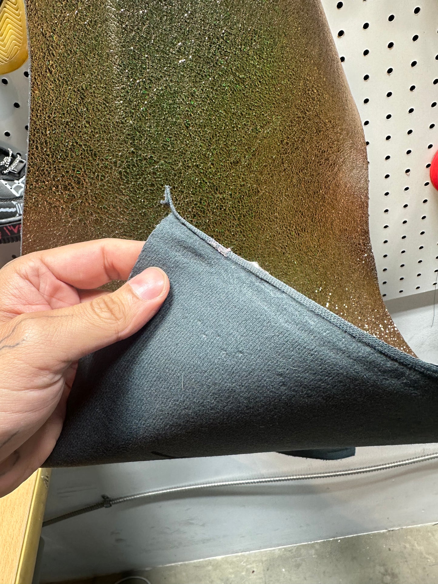 Leather - Metalic Texture Rusty Gold PU