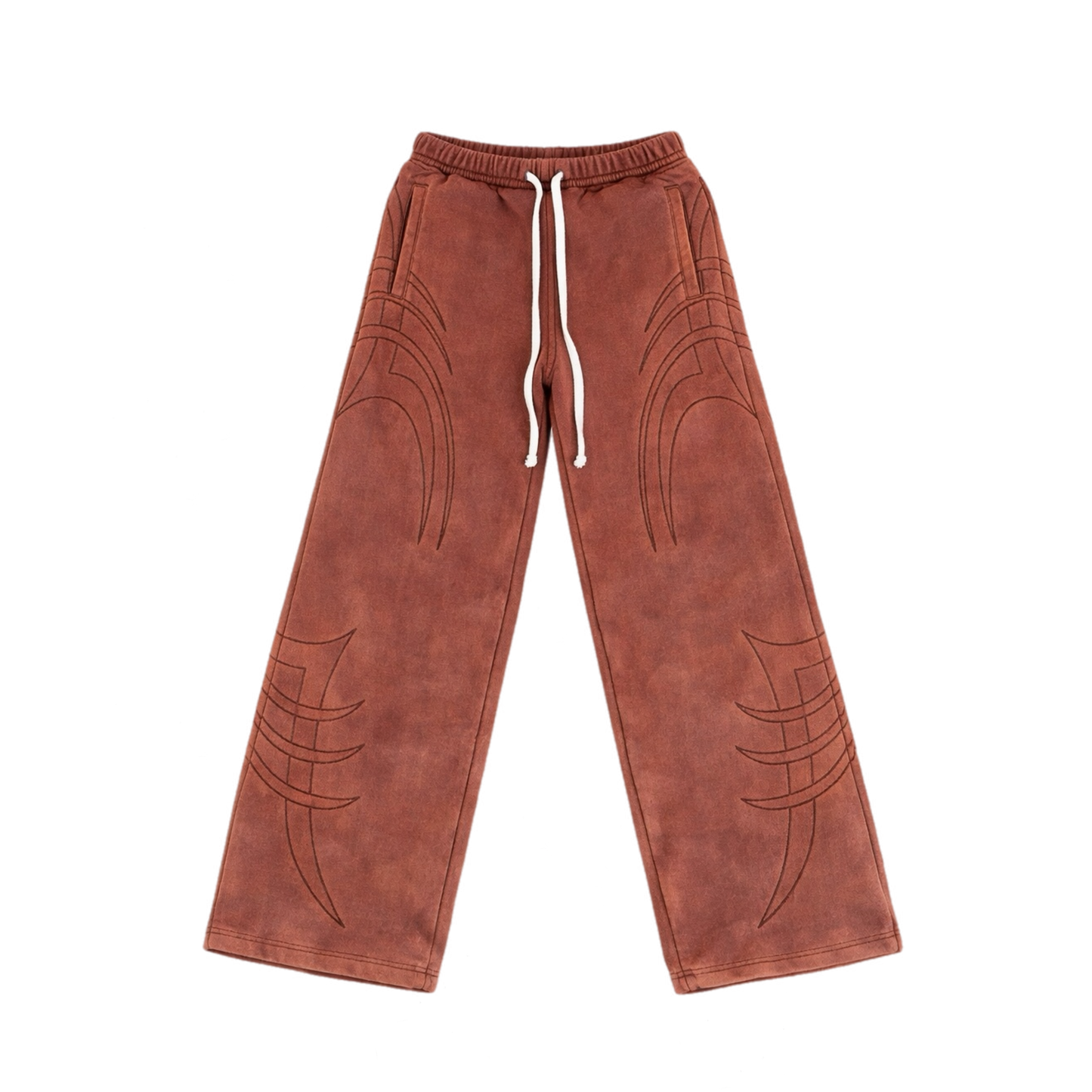 Arana stone wash brown pants