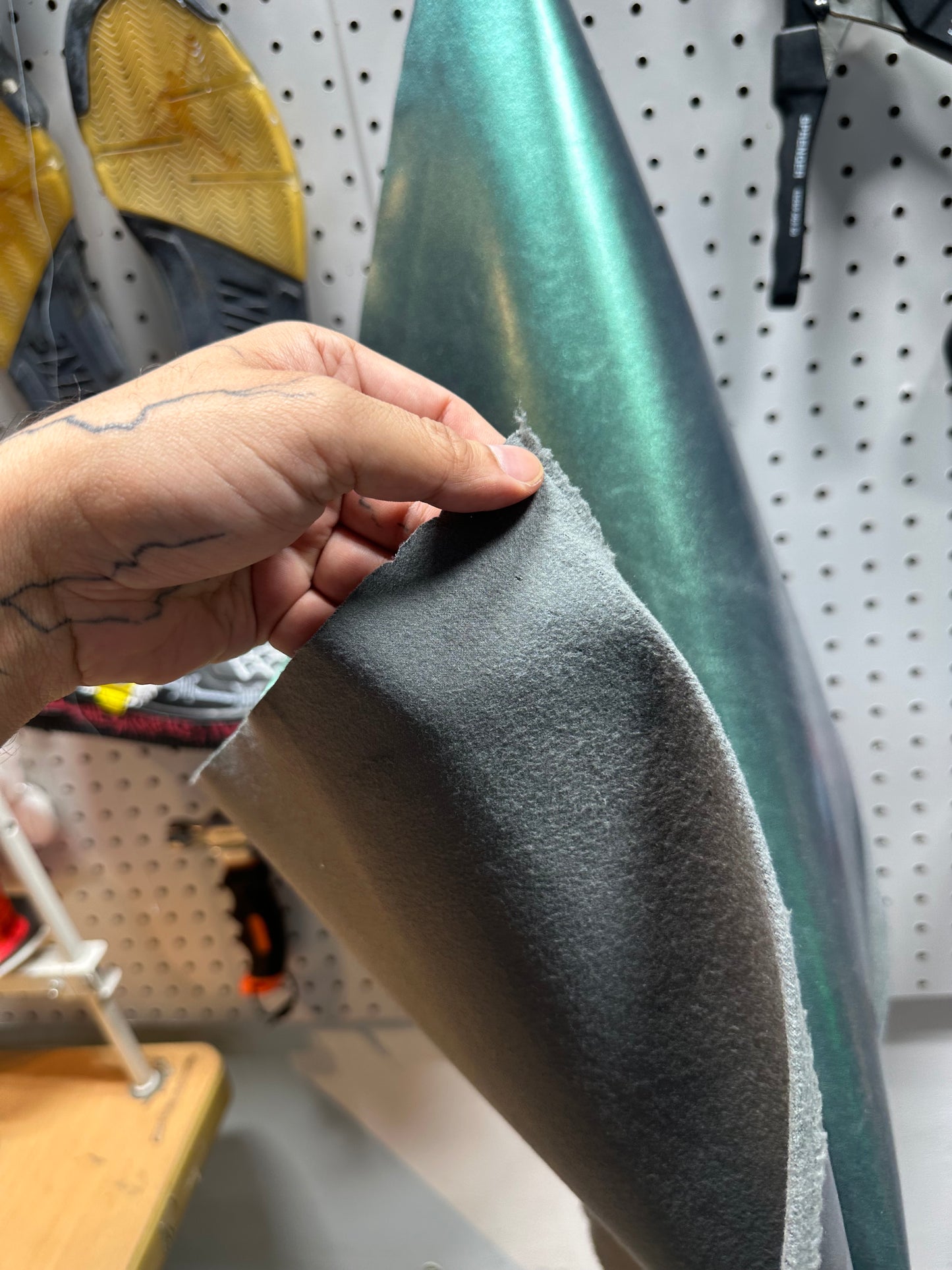 Leather - Metalic Smooth Jade PU