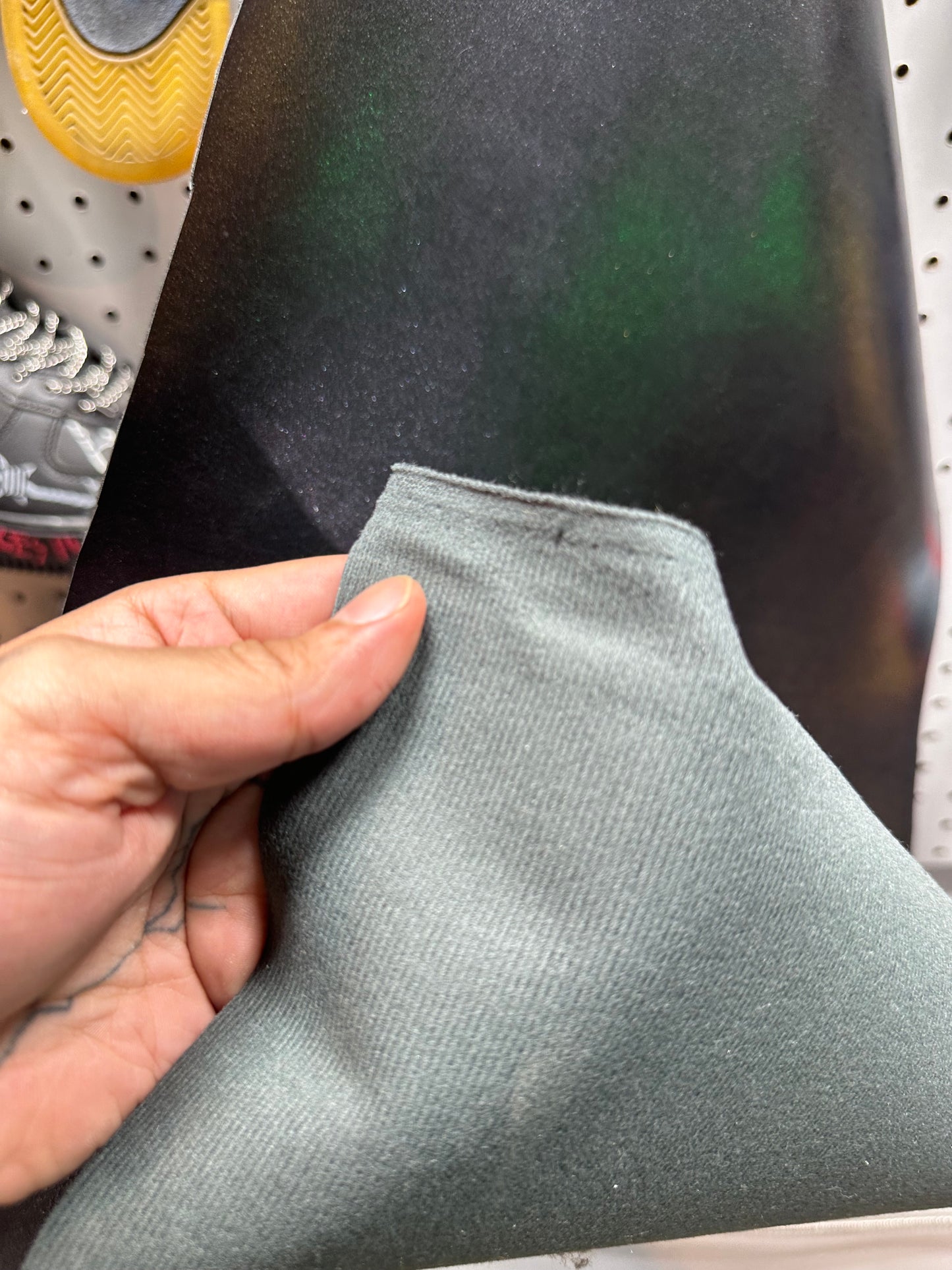 Leather - Metalic Smooth Black PU