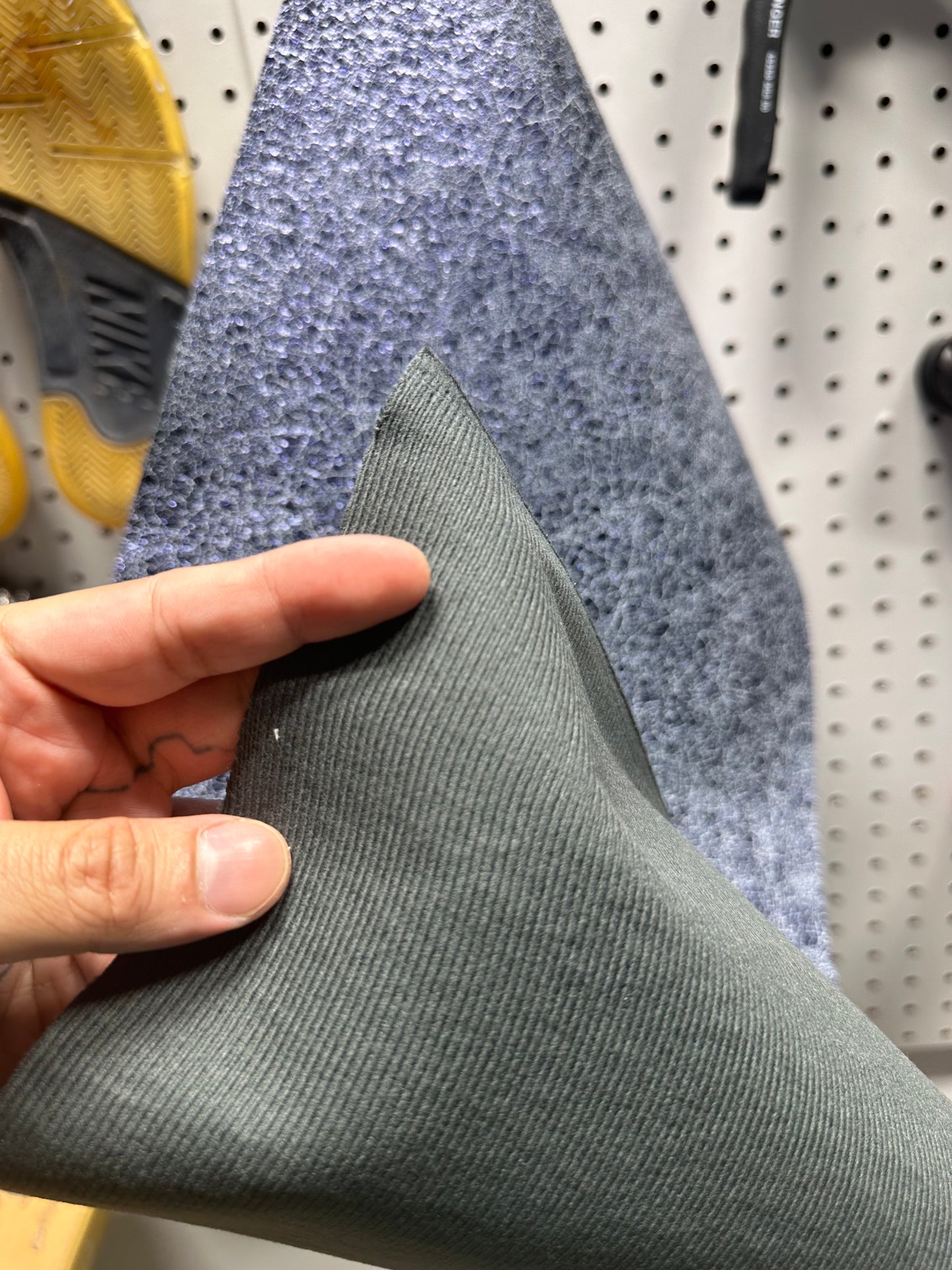 Leather - Cracked Glitter Blue PU