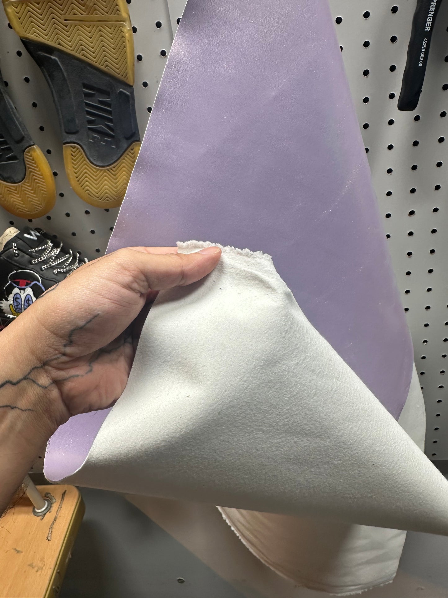 Leather - Metalic Smooth Lilac Purple PU