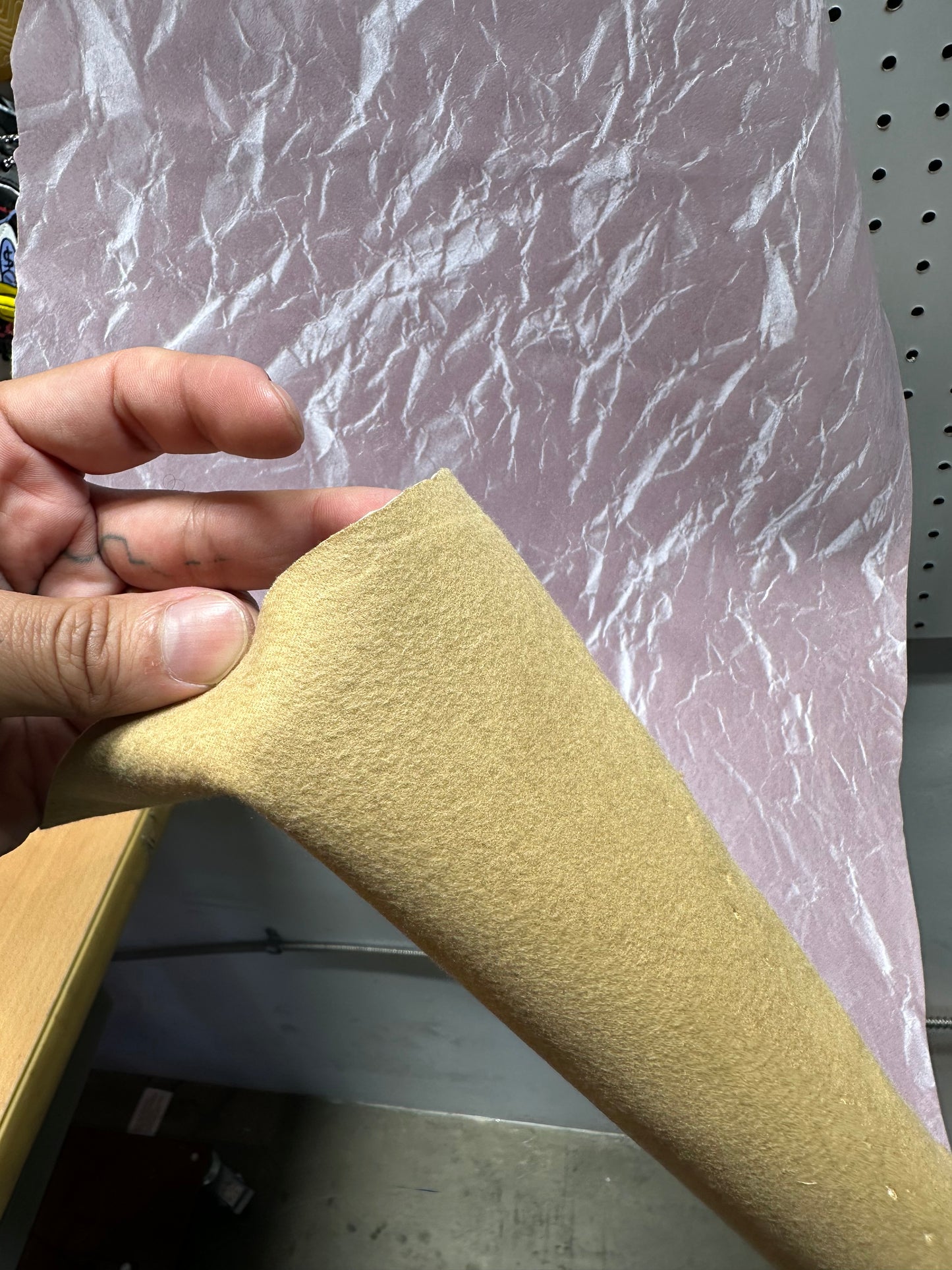 Leather - Illusion Crinkle Pink PU