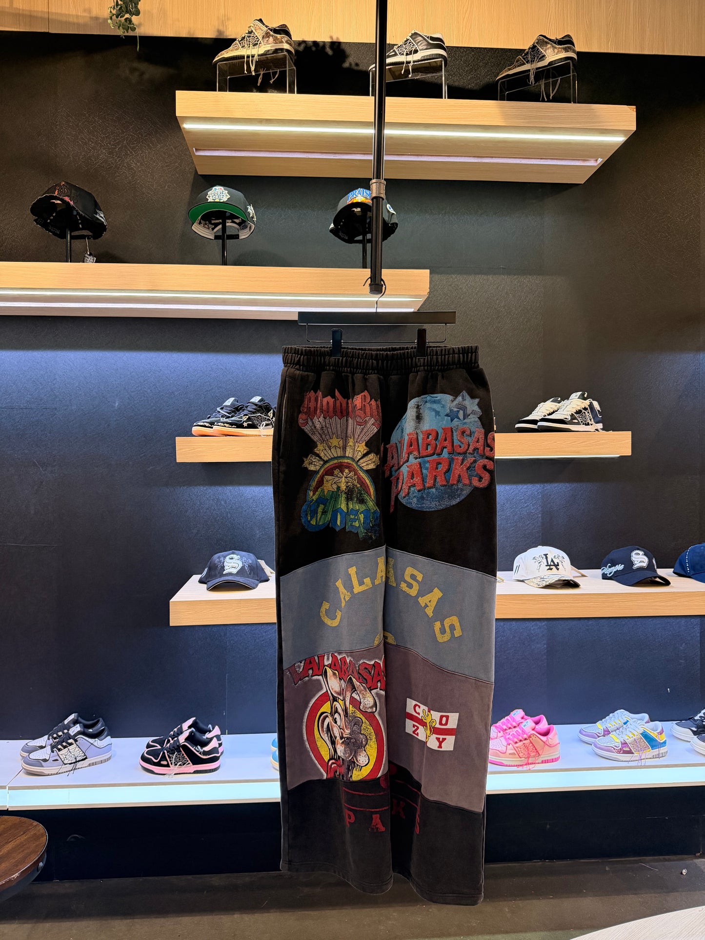 Cozy Patch Work Pants
