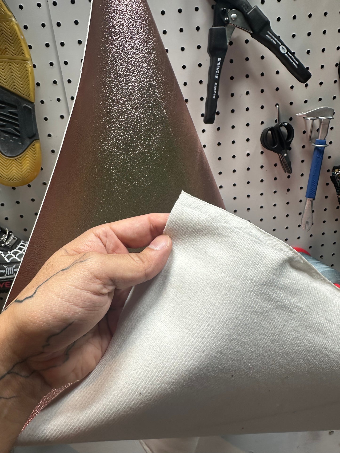 Leather - Metalic Pebble Bronze PU