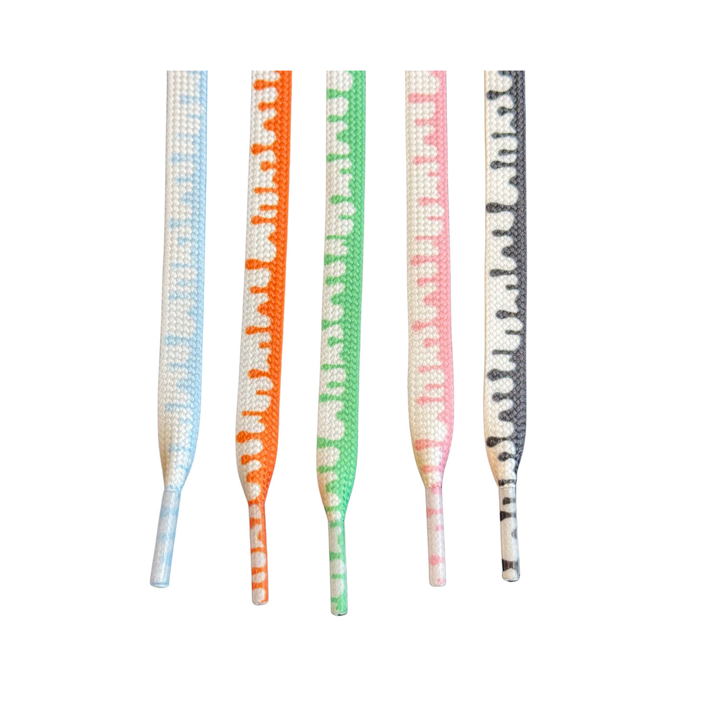 Shoelaces - Drip (white bg)