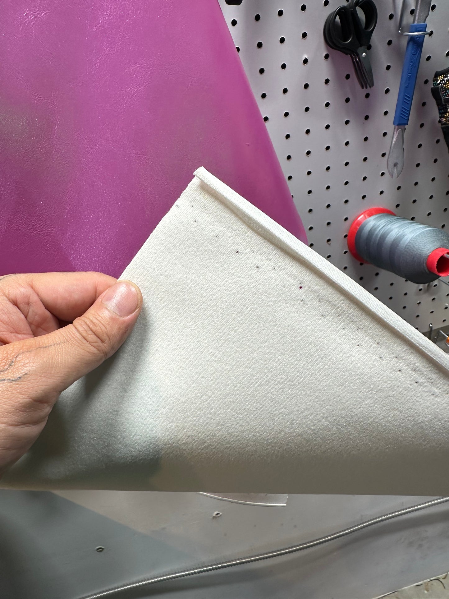 Leather - Metalic Smooth Magenta PU