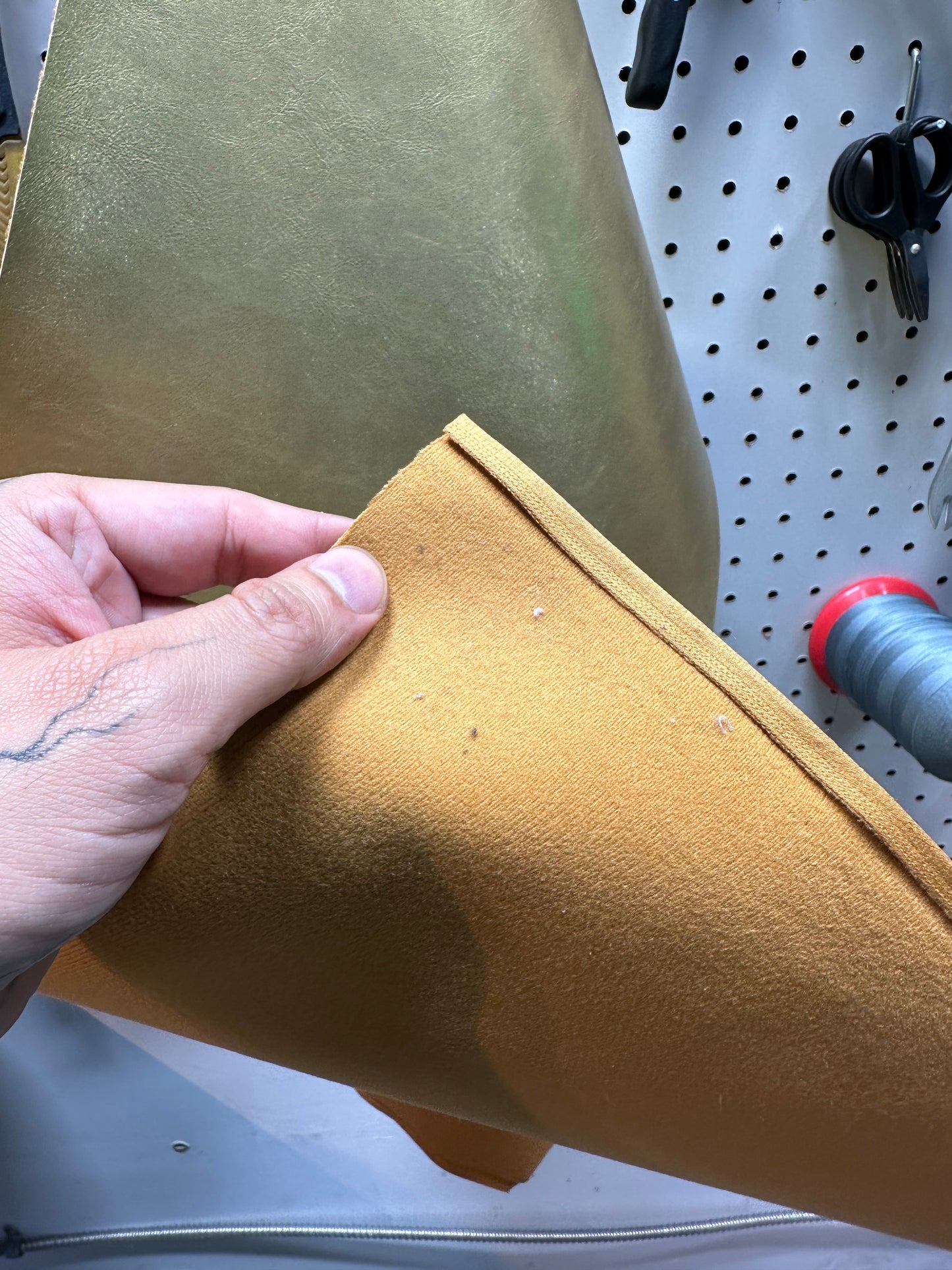 Leather - Metalic Smooth Gold PU