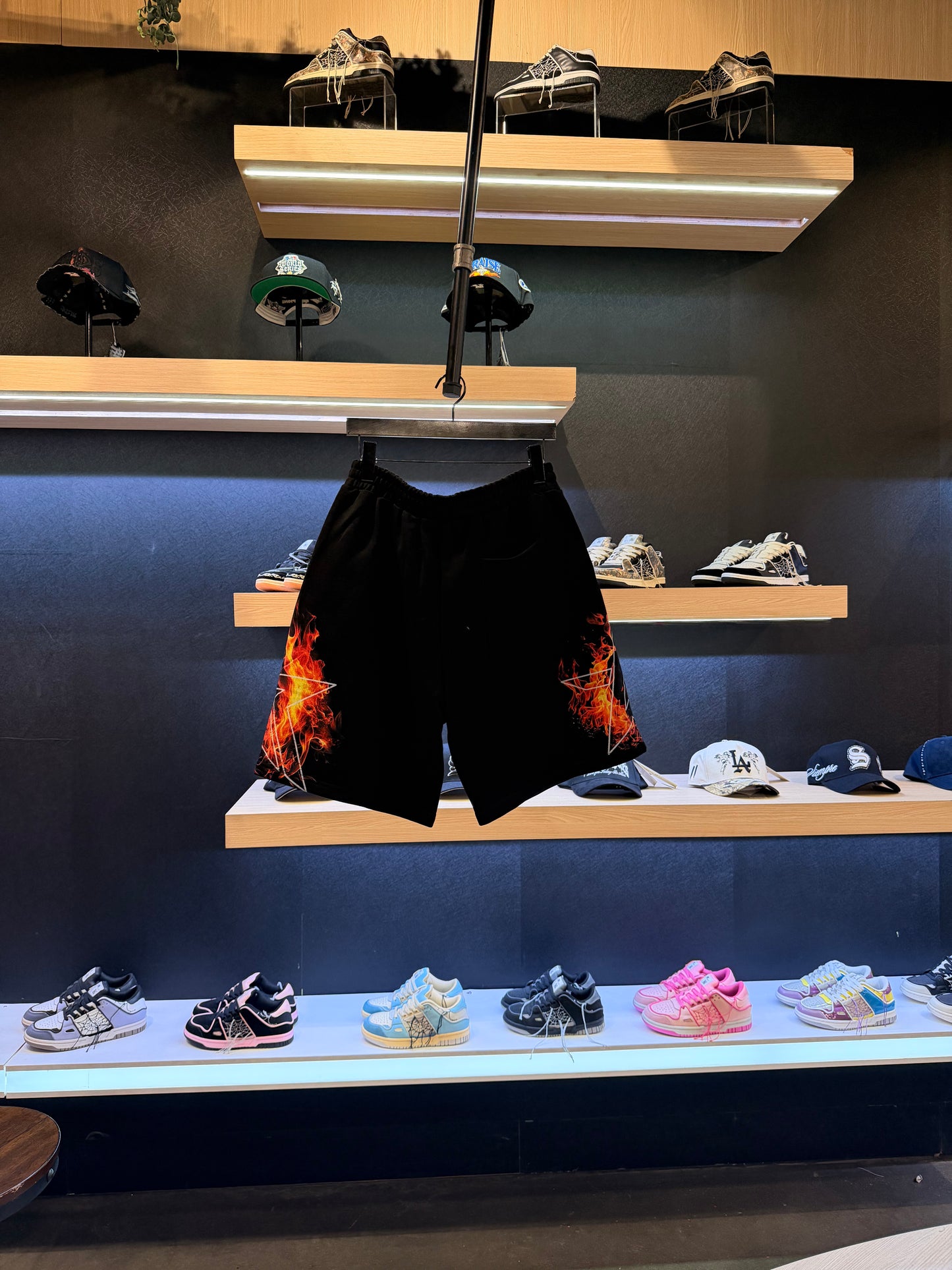Wknd Riot black star shorts
