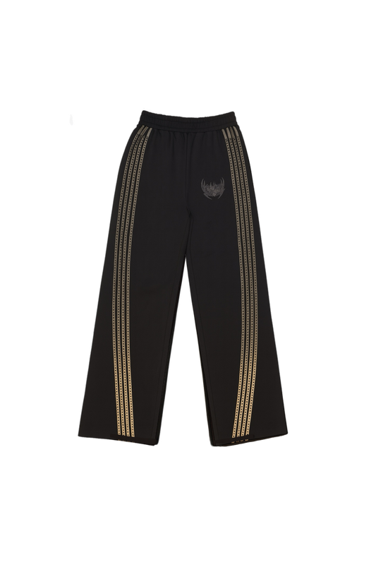 Arana rhinestone ombré Stripe pants