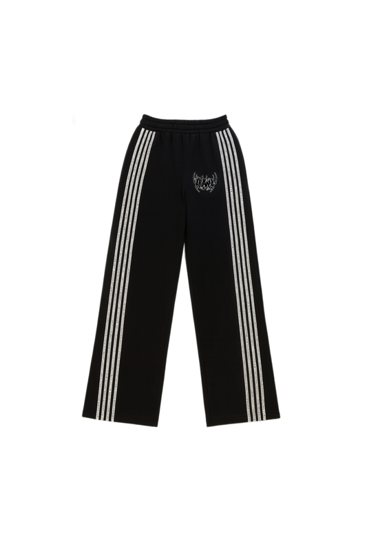 Arana rhinestone Stripe pants