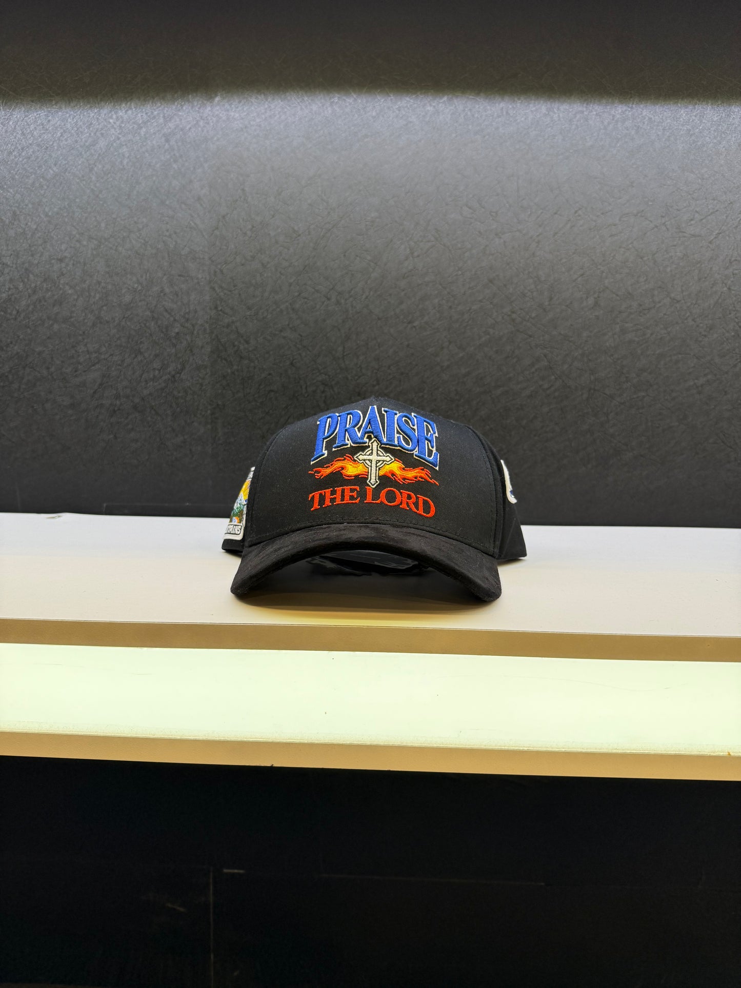 Rude Awakening patchwork hat