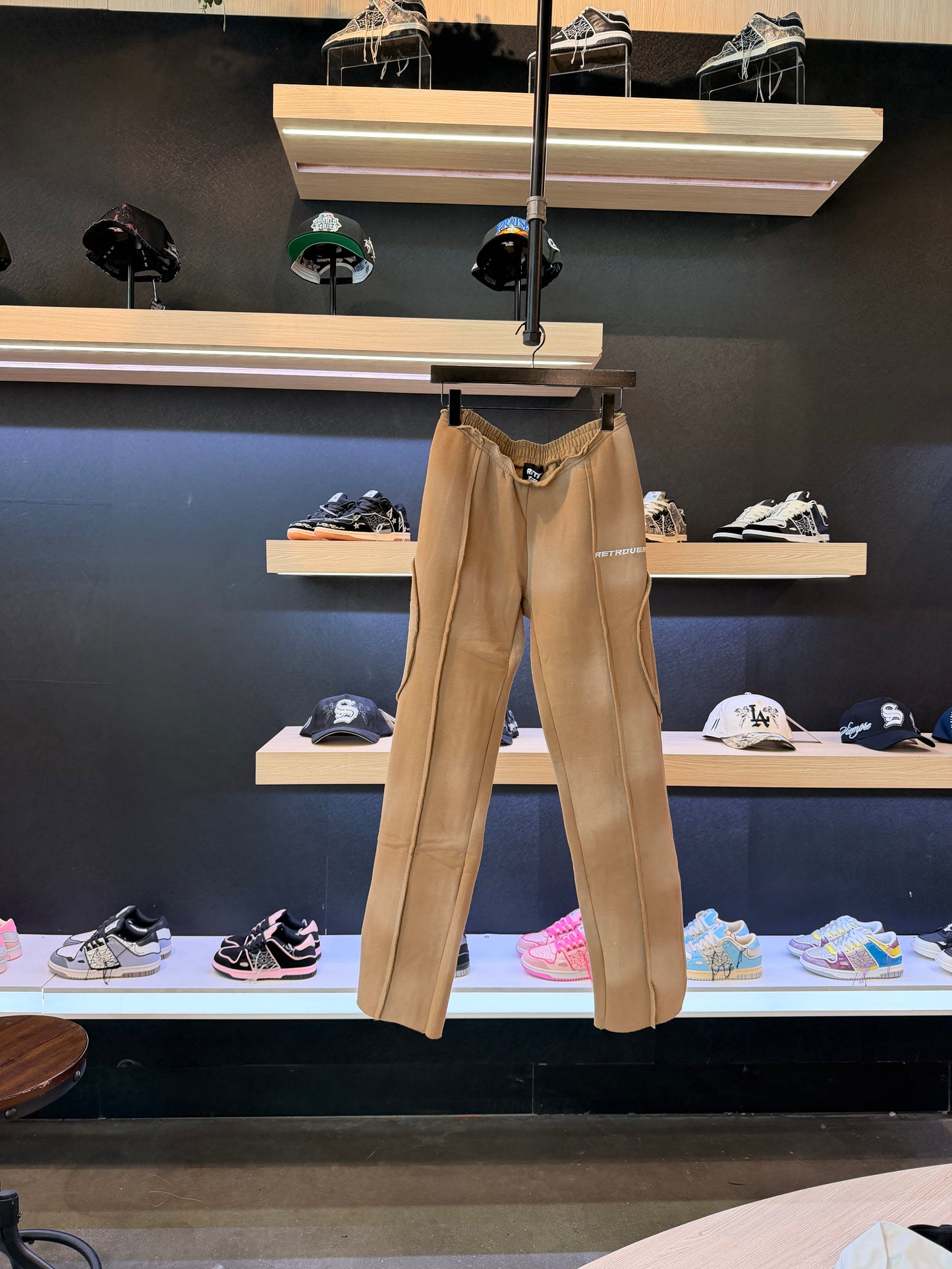 Retrovert brown girl pants