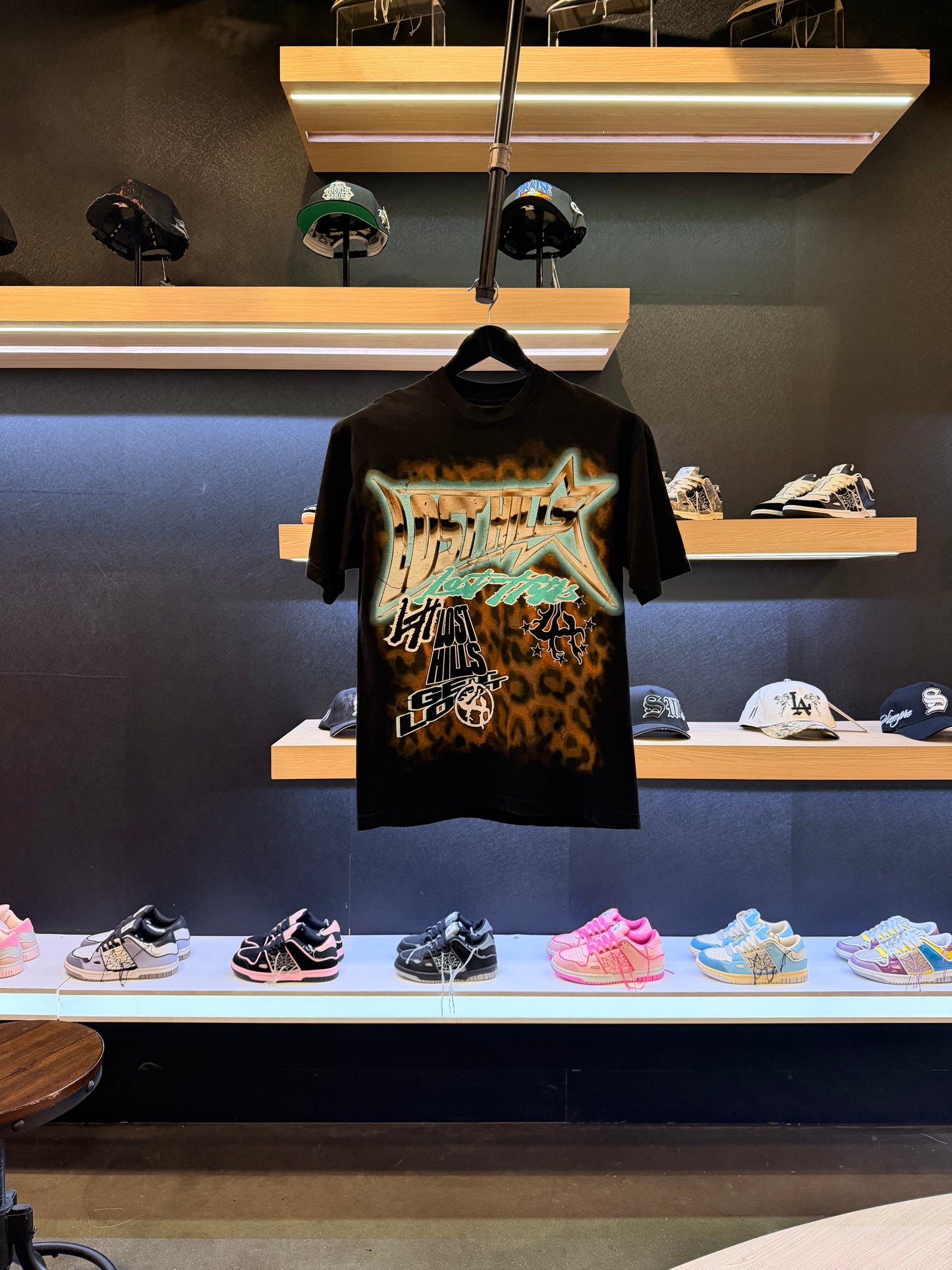 Lost hills Cheetah print Neon Tee