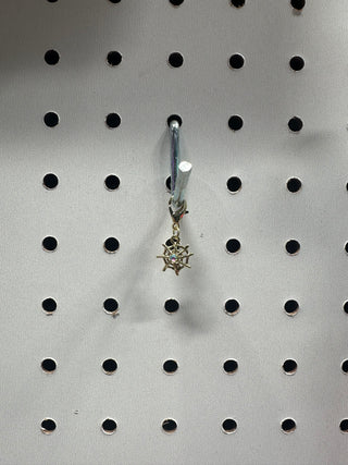 Charms - Clip-on Spider Web Charms