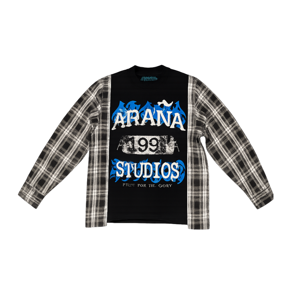 Arana blue flannel