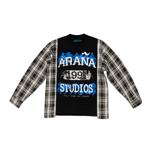 Arana blue flannel