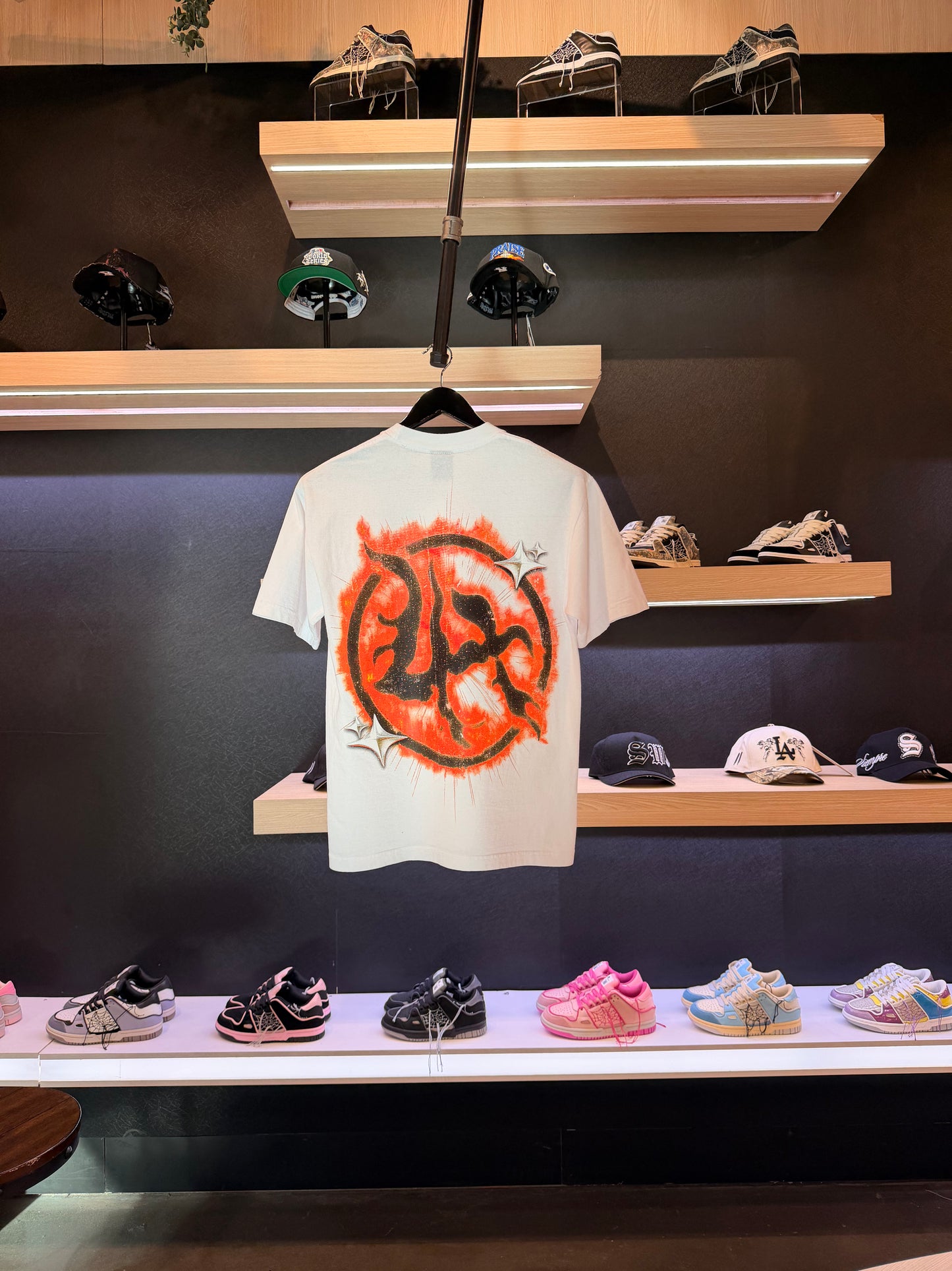 Lost hills Orange Skull Tee
