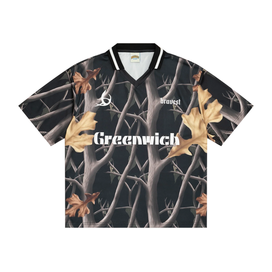 Bravest Black Camo Polo