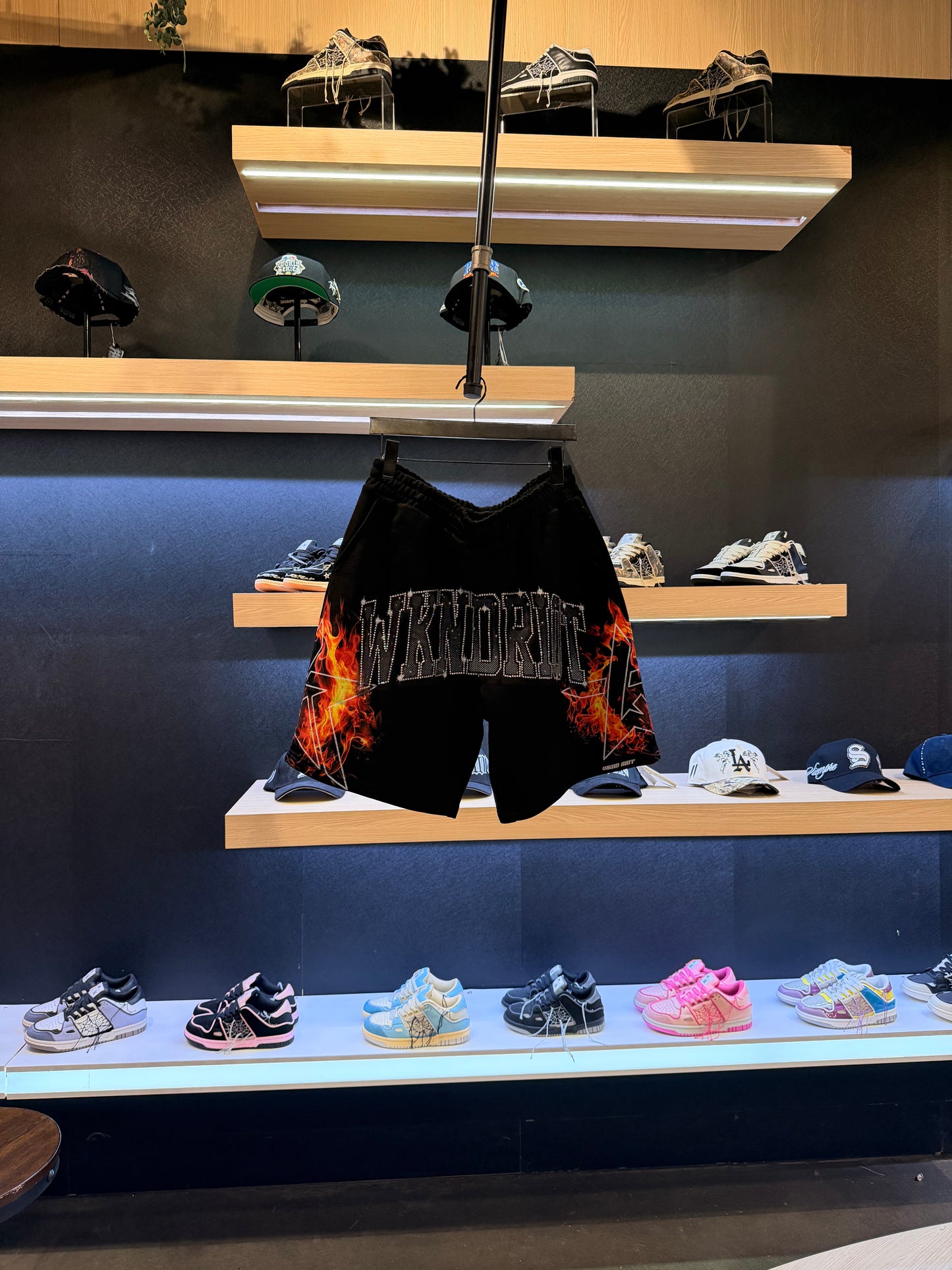 Wknd Riot black star shorts