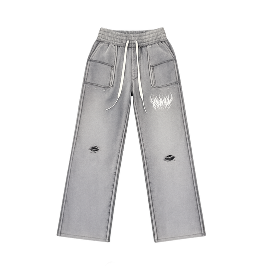 Arana stone stud grey pants