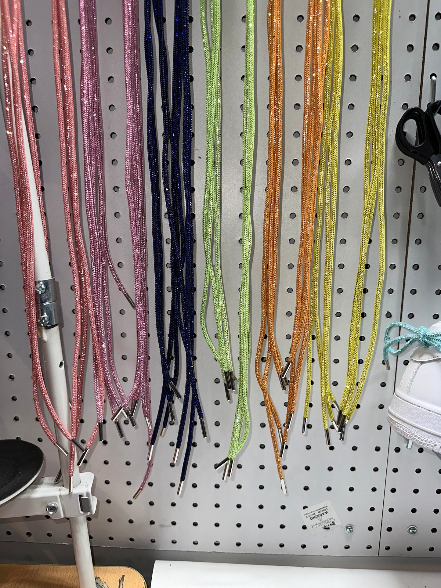 Shoelaces - Rhinestone Mesh