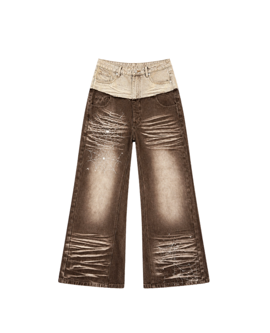 Arana brown denim pants