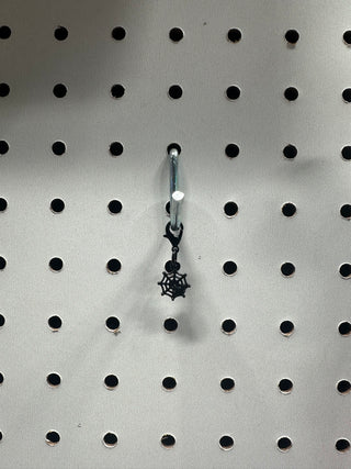 Charms - Clip-on Spider Web Charms