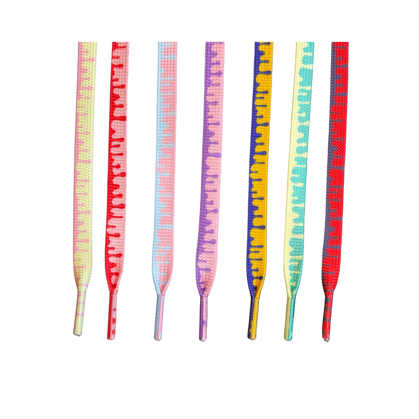 Shoelaces - Drip (colorful bg)