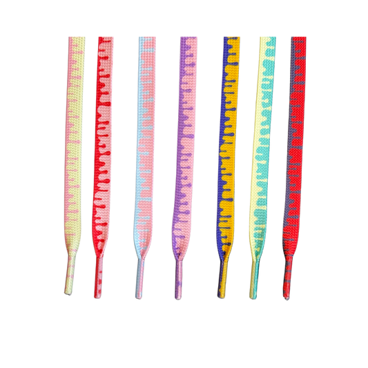 Shoelaces - Drip (colorful bg)