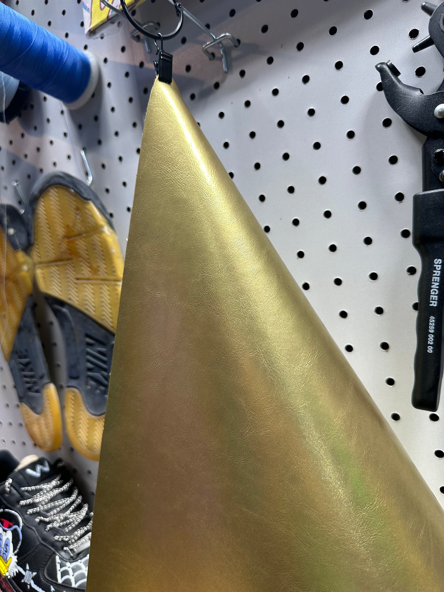 Leather -  Metalic Smooth Gold PU