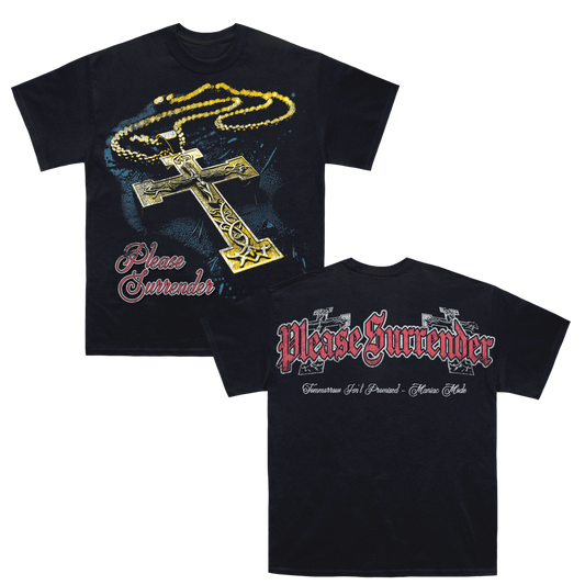 Arana cross chain tee
