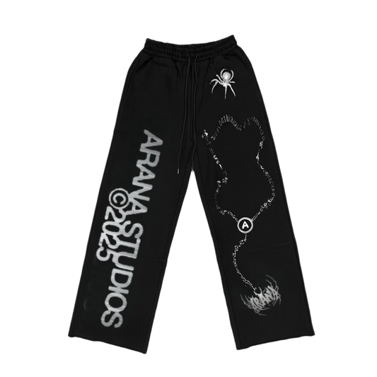 Arana 3D Silver spider pants