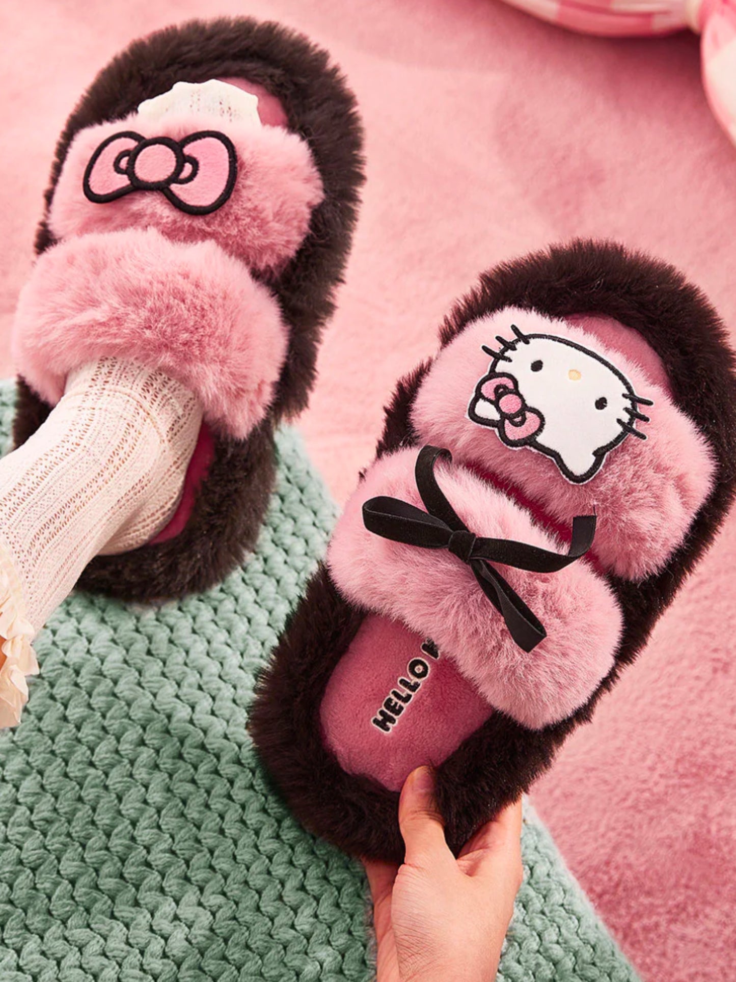 HK Plush Slippers