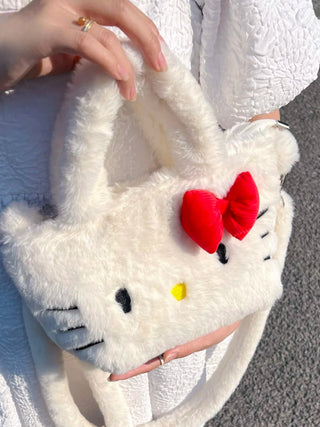 HK Fluffy Shoulder Bag