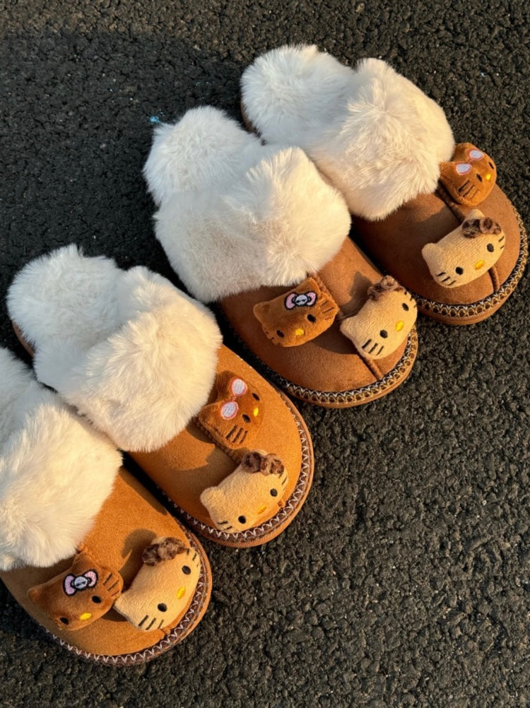 HK Fuzzy Slippers
