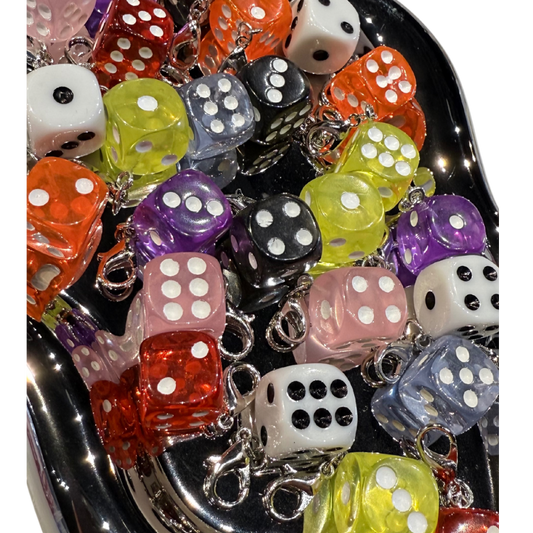 Charms - Dice (acrylic)