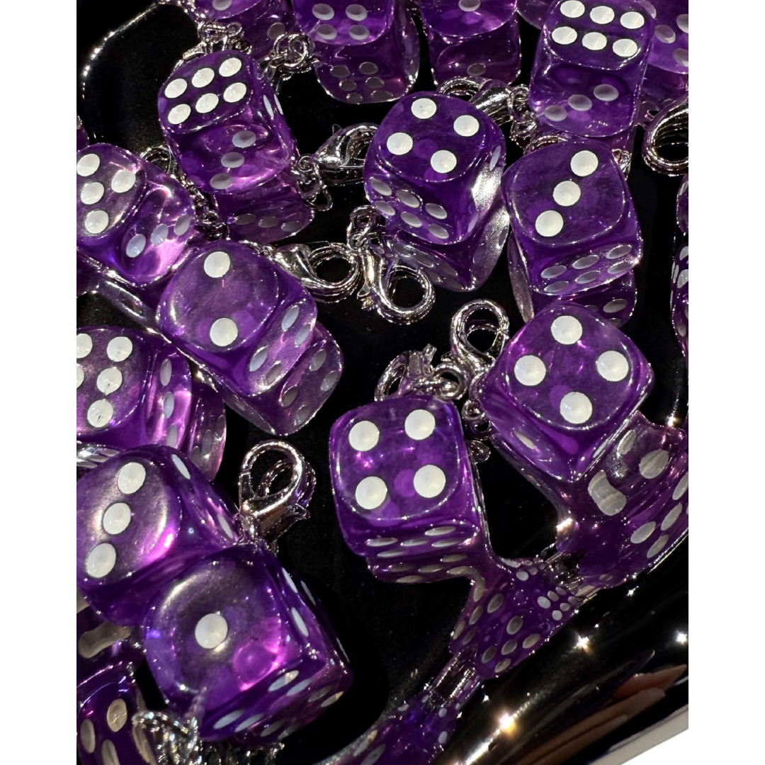 Charms - Dice (acrylic)