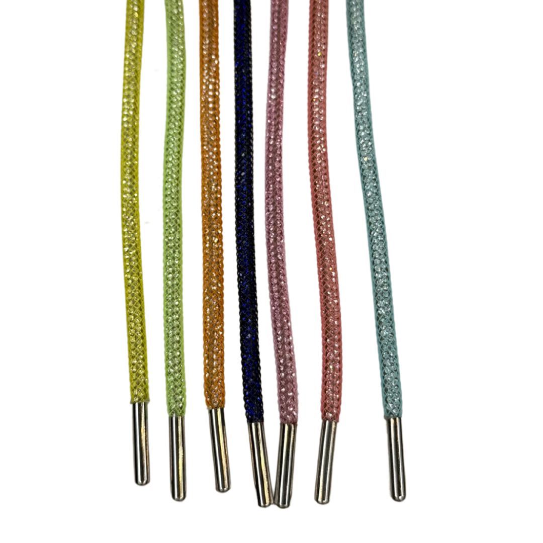 Shoelaces - Rhinestone Mesh
