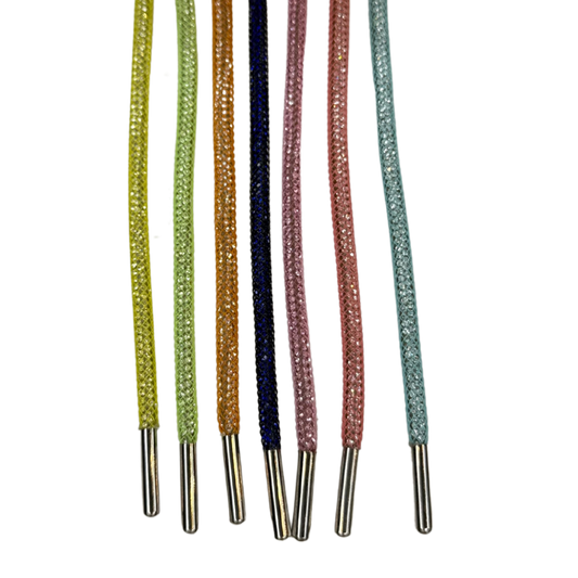 Shoelaces - Rhinestone Mesh