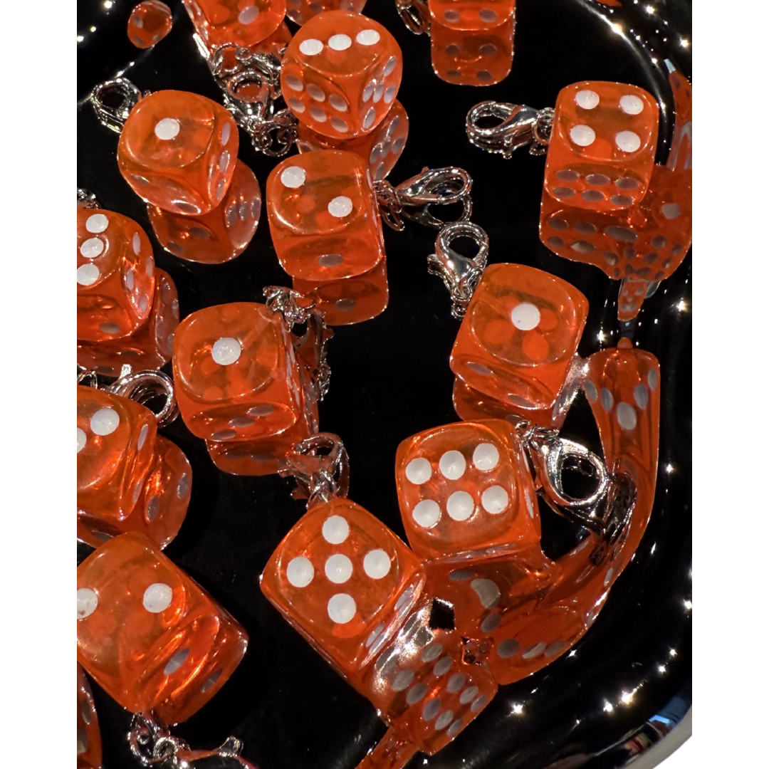 Charms - Dice (acrylic)